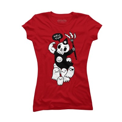 Junior's Design By Humans Super Duper Necromancer By obinsun T-Shirt