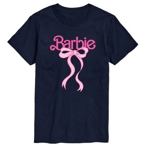 Men's - Barbie - Logo Coquette Bow Short Sleeve Graphic T-Shirt - 1 of 3