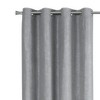Monarch Specialties Curtain Panel 2Pcs Set  Room Darkening Grommet Living Room Bedroom Kitchen Micro Suede Polyester Grey Contemporary Modern - 3 of 4