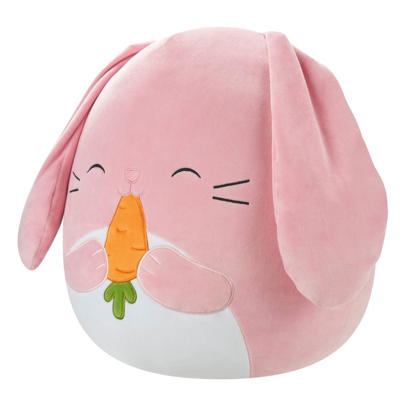Squishmallows 12&#34; Doll Bop - Pink Bunny Nibbling Carrot, 5 of 9