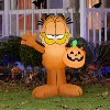 Gemmy 3.5 ft Airblown® Blowup Inflatable Garfield with Pumpkin Outdoor Decoration - Orange - 4 of 4