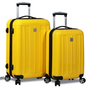 World Traveler Contour 2-Piece Lightweight Polycarbonate Hardside Expandable Spinner Luggage Set with TSA Lock (20" & 24") - 1 of 4