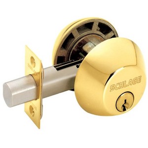 Schlage B-Series Bright Brass Double Cylinder Deadbolt (Case of 4) - 1 of 1