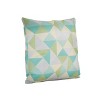 18"x18" Astella Pacifica Square Indoor Outdoor Throw Pillow - Ruskin Lagoon: Water & Fade Resistant - 2 of 3