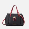 MKF Collection Elise Vegan Leather Color-block Women’s Satchel Bag by Mia K - 2 of 4