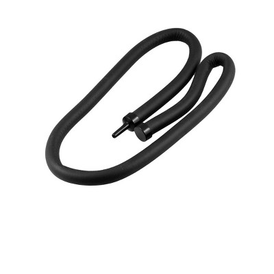 Unique Bargains Aquarium Flexible Rubber Air Curtain Bubble Diffuser Tube 24" Black