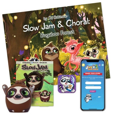 My Audio Pet Bluetooth® Speaker 5.0 - Slow Jam The Sloth - My Audio Stories Bundle with Book