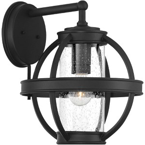 Minka Lavery Industrial Outdoor Wall Light Fixture Sand Coal 15 3/4" Glass Cylinder Shade for Post Exterior Deck Porch Yard Patio - 1 of 1