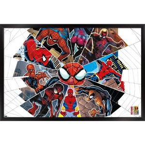 Trends International Marvel Comics Spider-Man: Beyond Amazing - Spider-Verse Framed Wall Poster Prints - 1 of 4