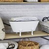 Cheung's Lavande Metal Tub Decor - Small - White - 2 of 4