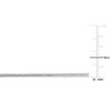 EVERLY JEWELRY | Sterling Silver 2mm Herringbone Chain Necklace and Anklet Set -16 in + 9 in - 3 of 4