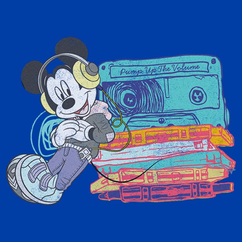 Toddler's Mickey & Friends Distressed Cassette Lean T-Shirt, 2 of 4