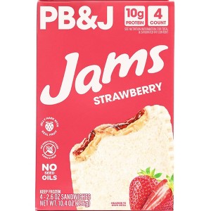 Jams PB&J Strawberry Frozen Sandwiches - 10.4oz/4ct - 1 of 4