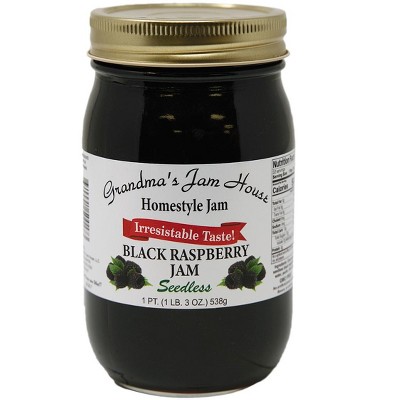 Grandma's Jam House All Natural Usa Made Homestyle Seedless Black ...
