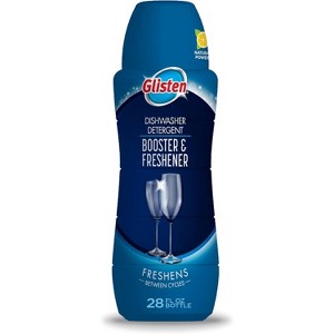 Glisten Dishwasher Detergent Booster & Freshener – Lemon Scent, 28 oz - 1 of 4