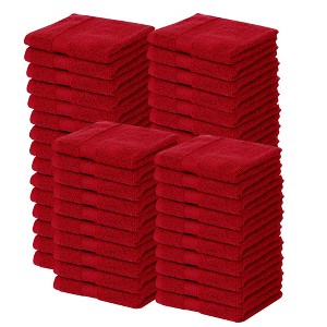 Splash Zero Twist 100% Ring Spun Cotton Face Washcloth Set – Reversible, 550 GSM, Soft, Lightweight, Highly Absorbent Towels for Bathroom - 1 of 4
