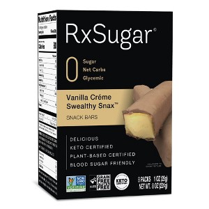 RxSugar Vanilla Creme Swealthy Cookies Snax - 8oz - 1 of 4