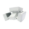 IQ America LED Dusk-to-Dawn Security Flood Light w Timer 2100 Lumens Wall Eave Mount WH - 4 of 4