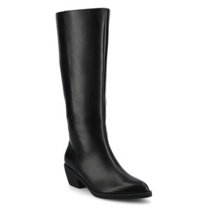 Journee Women's Winslet Knee High Dress Boots - 1 of 4