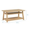 ECR4Kids Sit n' Stash Rectangular Table, Natural - 2 of 4