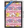 Trends International Hello Kitty and Friends: 25 Snack Time - Collage Framed Wall Poster Prints - 3 of 4