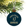 Ithaca College Bombers Logo Mini Small Tiny Wood Christmas Tree Holiday Ornament - 3 of 4