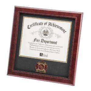 Allied Frame US Certificate of Achievement Picture Frame with Medallion - 8 x 10 Opening - 1 of 3