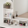 FUFU&GAGA Makeup Vanity Set with Mirror and Stool Drawer and Shelf - 4 of 4
