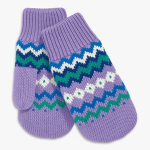 Primary Kids Fleece Lined Fair Isle Mittens - 1 of 1