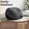 CAVINAS Flannel Bean Bag Chair with Memory Foam,Gaming Bean Bag Chairs for Adults,Ergonomic Lounge Chair Indoor for Bedroom,Living Room Furniture - 4 of 4