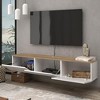 Atelier Mobili Floating TV Stand TV Stand up to 75 inch TV Floating TV Stand Wall Mounted Floating Entertainment Center TV Stands - 3 of 4