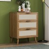 NicBex 3 Drawers Nightstand Bedside Table with Large Storage Space End Table for Living Room, Bedroom, Study - 2 of 4
