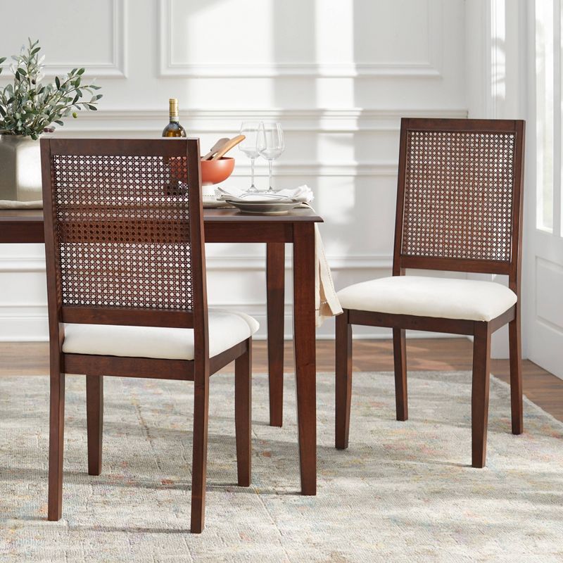 Set of 2 Westmont Dining Chairs Rustic Brown - Lifestorey, 3 of 8