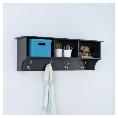 Entryway Cubbie Shelf Black - Prepac