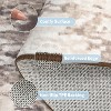 Abstract Runner Rug, Washable Stain Resistant Carpet with Non-Slip Backing, Low Pile Floor Cover for Kitchen Hallway Laundry Bedroom - 4 of 4