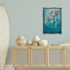 Stupell Industries Swimming Tiger Among Fish Black Framed Floater Canvas Wall Art - 2 of 4