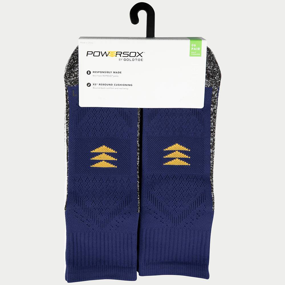 UPC 192370353081 - PowerSox Men's Performance Ankle Socks - Navy 6-12.5 ...