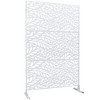PAGED Leaf-Shaped Fence Privacy Screen for Deck Balcony Patio, Outdoor Privacy Screen Freestanding for Outside Lawn Garden, Patio Privacy Screen - 4 of 4