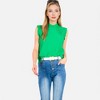 Anna-Kaci Women's Sleeveless Knit Sweater Top with Fringe Shoulder Detail - 2 of 4