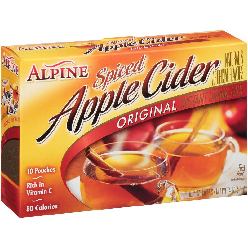 Alpine Spiced Cider Instant Drink Mix Original Apple Flavor - 10ct, 3 of 5