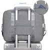For Spirit Airlines Personal Item Bag 18x8x14 Foldable Travel Duffel Bag Underseat Carry on Luggage for Women and Men 30L (Grey) - 3 of 3