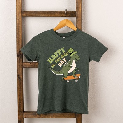 The Juniper Shop Happy St. Pat-Rex Day Youth Short Sleeve Tee