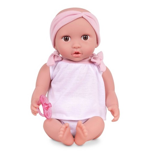babi by Battat 14" Baby Doll with 2pc Body Suit & Pink Headband - image 1 of 4