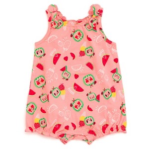 CoComelon Baby Girls Bubble Sleeveless Romper Newborn to Infant - 1 of 4