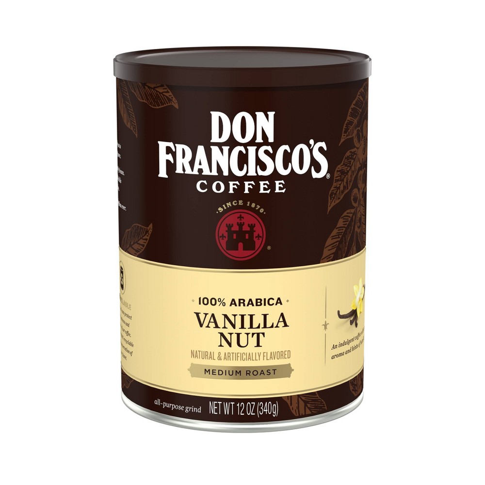 Photos - Coffee Don Francisco's Vanilla Nut Flavored Medium Roast Ground  - 12oz