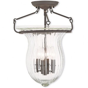 Livex Lighting Andover 3 - Light Pendant in  Brushed Nickel - 1 of 1