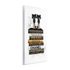 Stupell Industries Black Gold White Glam Bookstack, 10" x 15" - 3 of 4