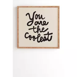 30" x 30" Urban Wild Studio You Are The Coolest Framed Wall Art - Deny Designs