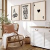 Framed Set of 3 Poker Wall Art Lucky You Poster Trendy Retro Print Wall Decor Rustic Vintage Farmhouse Home Wall Decor - 3 of 4