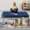 Convertible Folding Sofa Bed, Futon Sleeper Chair with Pillow, High-Density Memory Foam Sofa Bed, Foldable Mattress for Living Room/Dorm/Apartment - 4 of 4